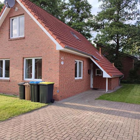 Idyllisches Ferienhaus nähe Badesee Papenburg Exterior foto