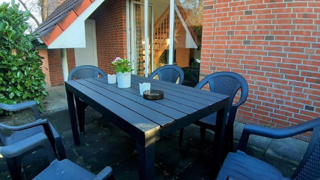 Idyllisches Ferienhaus nähe Badesee Papenburg Exterior foto