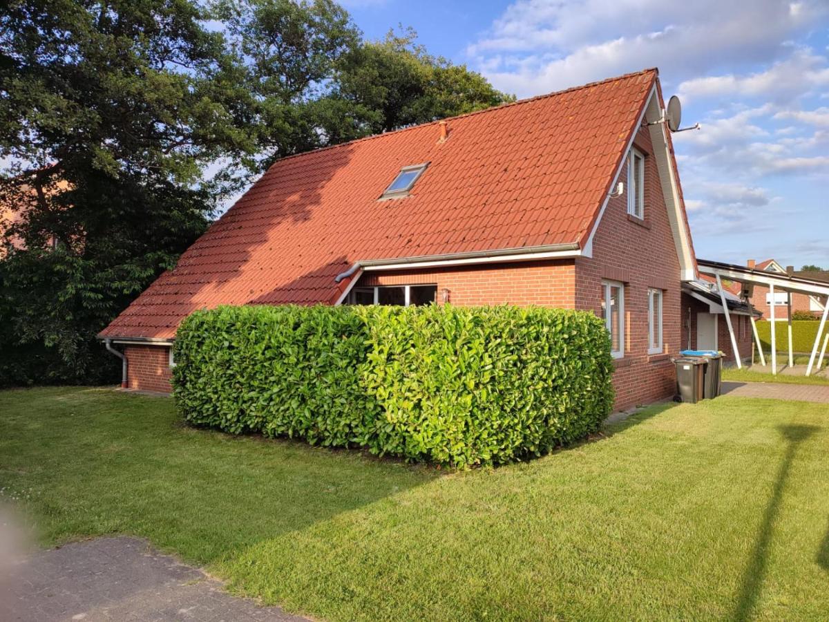 Idyllisches Ferienhaus nähe Badesee Papenburg Exterior foto